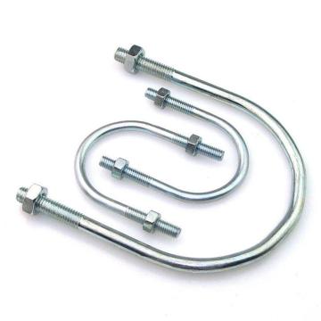 哈德威 U型螺栓带2个螺母，M10-48，1.5寸，镀锌